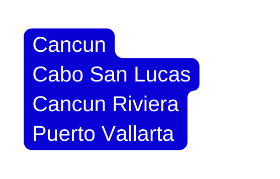 Cancun Cabo San Lucas Cancun Riviera Puerto Vallarta